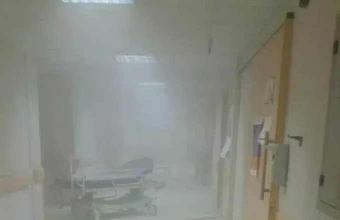 Νοσοκομείο Πάτρας: Ασθενής άρπαξε πυροσβεστήρα και τα έκανε λαμπόγυαλο
