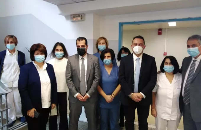 Τρίπολη: Τη μονάδα εγκεφαλικών και εμφραγμάτων στο Παναρκαδικό Νοσοκομείο εγκαινίασε ο Πλεύρης