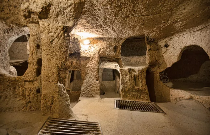 H υπόγεια πόλη που βρίσκεται 85 μέτρα κάτω από την επιφάνεια της γης 