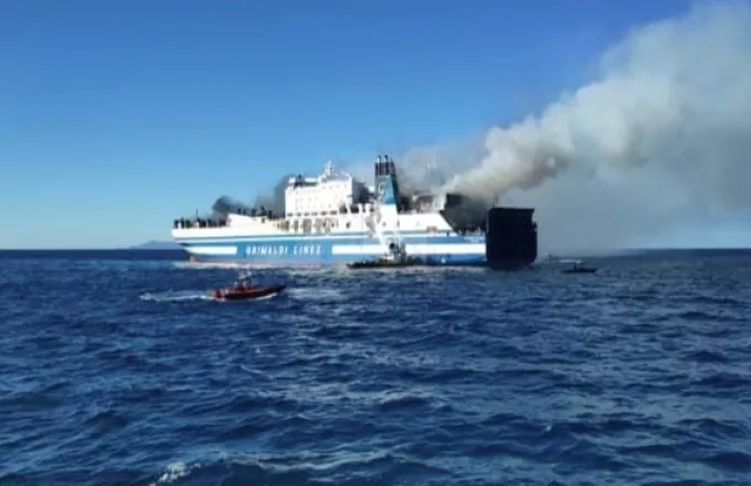 Καταθέτει ο 21χρονος Λευκορώσος που σώθηκε από τη φωτιά στο πλοίο Euroferry Olympia