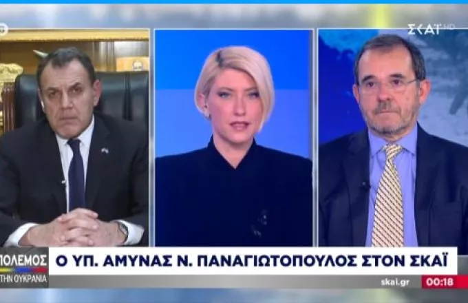 Παναγιωτόπουλος-ΣΚΑΪ: Η εντατική προσπάθεια ενίσχυσης της αποτρεπτικής ισχύος Ελλάδας συνεχίζεται