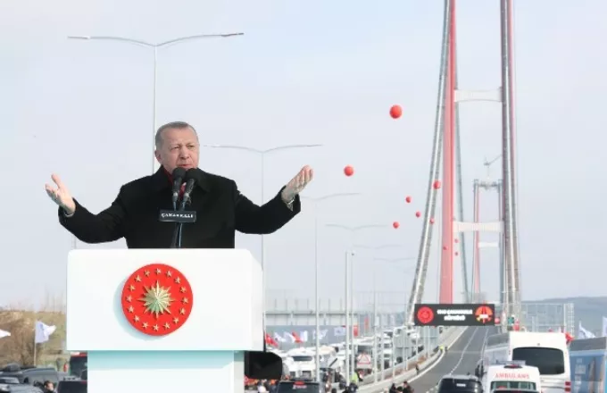 Τουρκία: Εγκαινιάστηκε η πρώτη γέφυρα στα Δαρδανέλλια