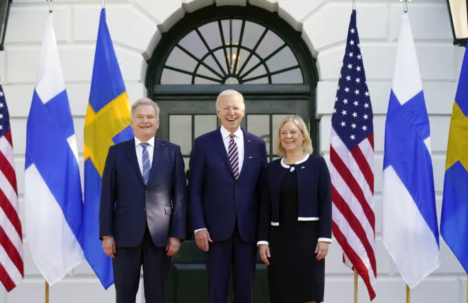 Στον Λευκό Οίκο οι ηγέτες Φινλανδίας και Σουηδίας