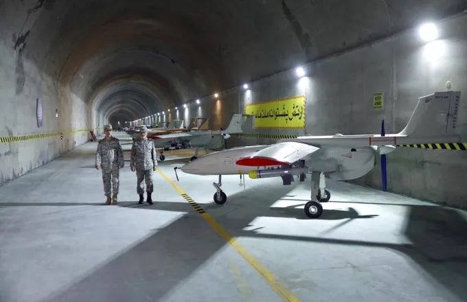 Υπόγεια βάση drone αποκάλυψε ο στρατός του Ιράν  - Δείτε φωτογραφίες και βίντεο
