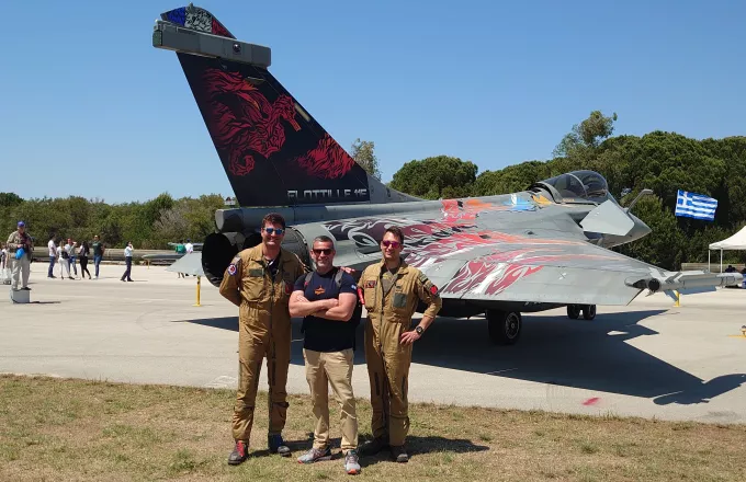 Οι Top Gun πιλότοι του Γαλλικού Ναυτικού σε... δράση «Τίγρεως» στην Ελλάδα 
