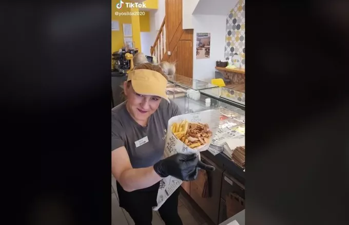 Το πιτόγυρο γίγας που έγινε viral στο Λονδίνο -Δείτε βίντεο