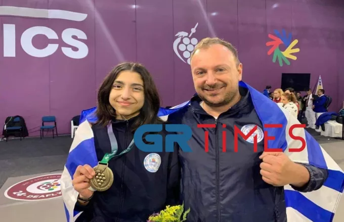 Κορίτσι από μέταλλο: Η 14χρονη που «έλαμψε» στους 24ους Ολυμπιακούς Αγώνες Κωφών