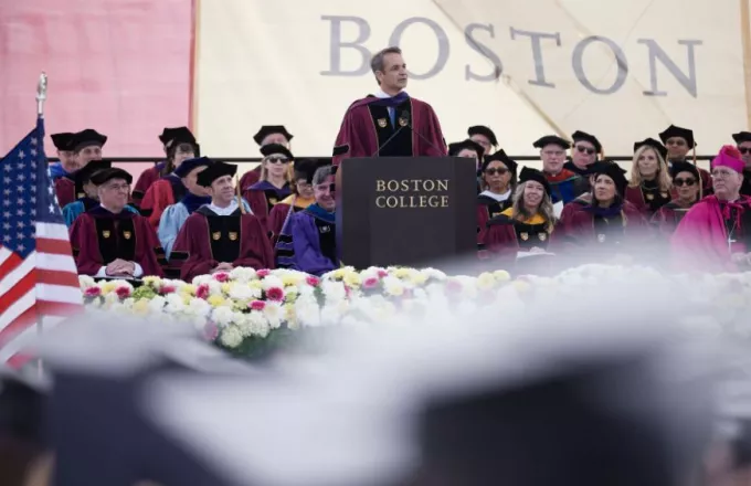 Μητσοτάκης στο Boston College: Είμαστε αντιμέτωποι με το αδιανόητο, με έναν πόλεμο στην Ευρώπη