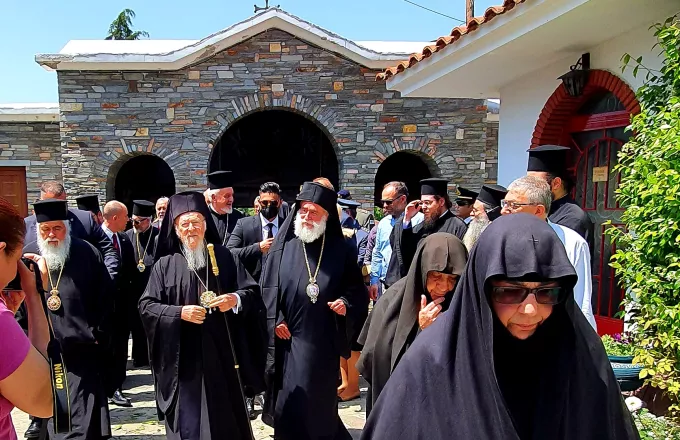 Ο Οικουμενικός Πατριάρχης τέλεσε τρισάγιο στον τάφο του στενού του φίλου μακαριστού μητροπολίτη Δράμας 