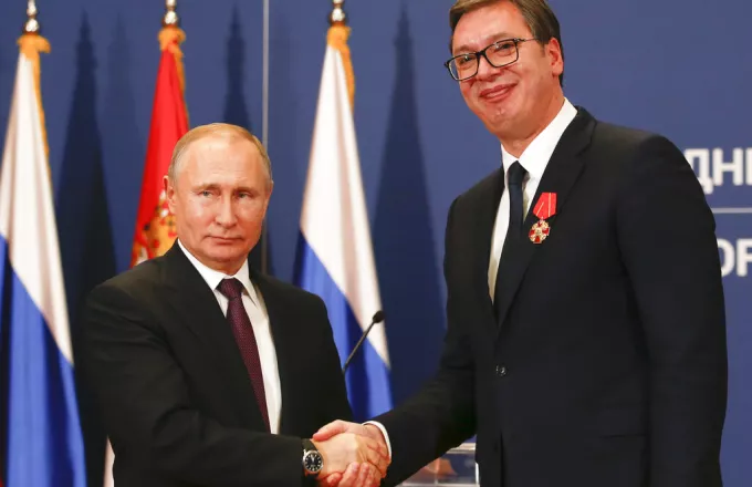 Κρεμλίνο: Πούτιν και Βούτσιτς συμφώνησαν για τη συνέχιση του εφοδιασμού της Σερβίας με φυσικό αέριο