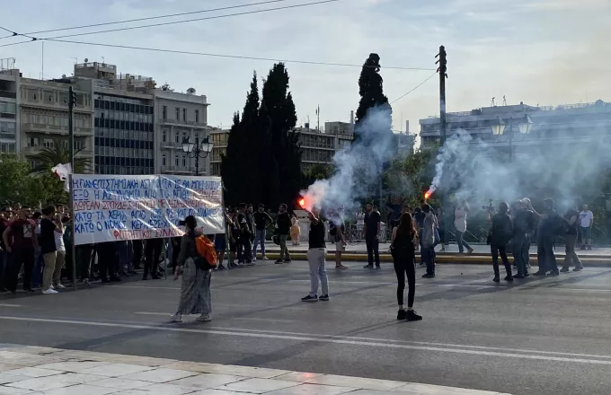 Συλλαλητήριο στο κέντρο της Αθήνας για την πανεπιστημιακή αστυνομία - Άνοιξαν πριν τις 20:00 όλοι οι δρόμοι