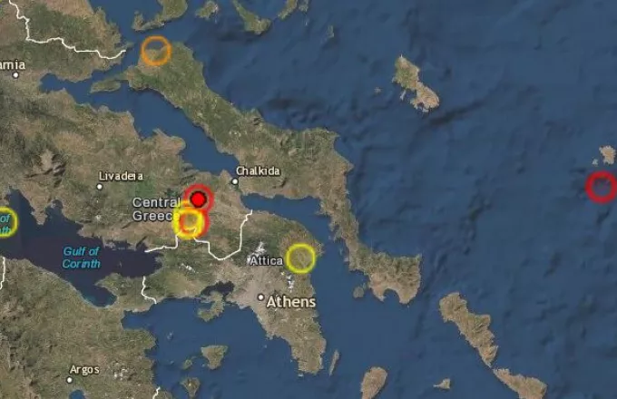 Σεισμός 3,8 Ρίχτερ ταρακούνησε τη Θήβα