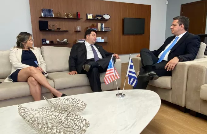 Θεσσαλονίκη: Συνάντηση Τζιτζικώστα με τον Τζορτζ Τσούνη για επενδύσεις– Η ατάκα του νέου πρέσβη των ΗΠΑ 