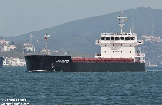 Το τουρκικό εμπορικό πλοίο Azov Concord.