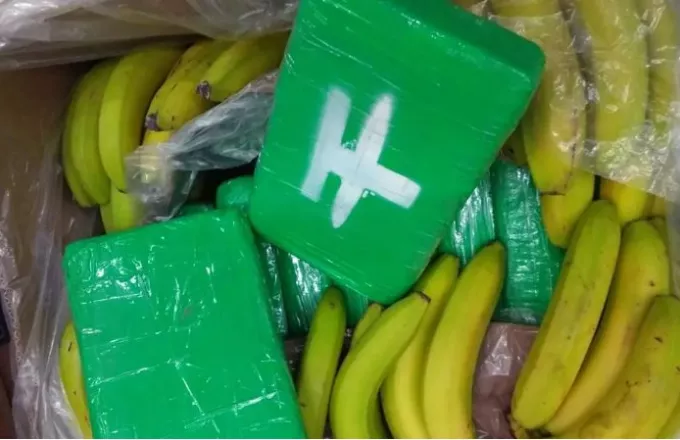 Εργαζόμενοι σε σουπερμάρκετ στην Τσεχία βρήκαν κύβους κοκαΐνης μέσα σε κουτιά με μπανάνες