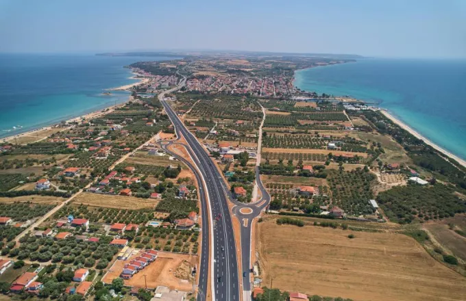 Ολοκληρώθηκε ο οδικός άξονας Θεσσαλονίκη-Ν. Μουδανιά-Ποτίδαια