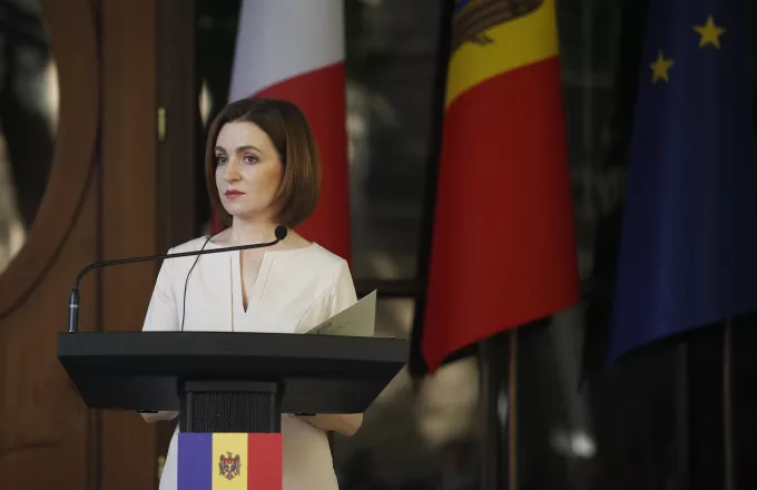 Η πρόεδρος της Μολδαβίας Μάια Σάντου 