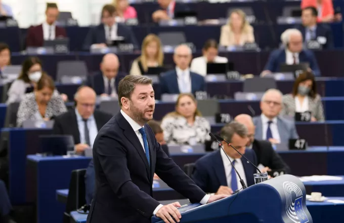Ο Νίκος Ανδρουλάκης στο ευρωκοινοβούλιο