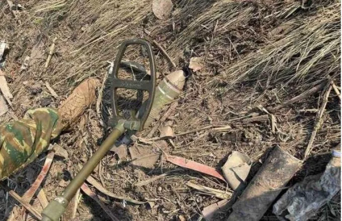 Πυρομαχικά από την πτώση του Antonov στην Καβάλα