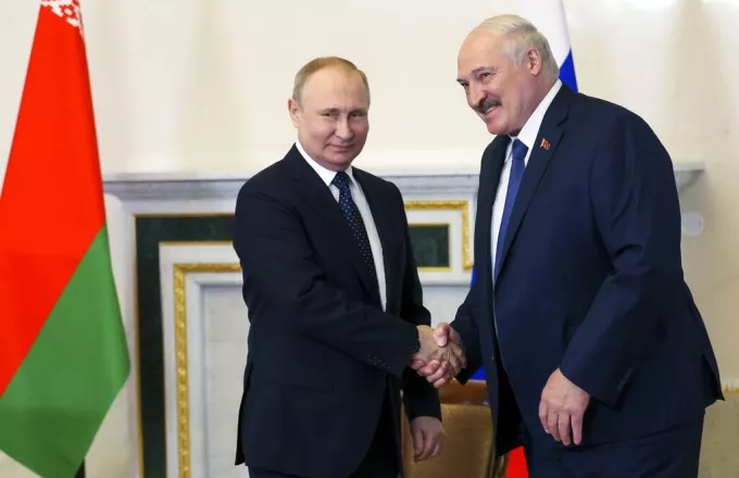 Ο Πούτιν με τον Λουκασένκο