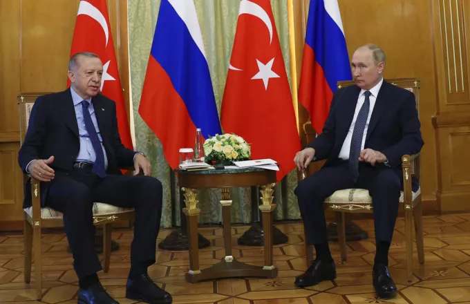 Συμφωνία Πούτιν - Ερντογάν για ενίσχυση οικονομικής και ενεργειακής συνεργασίας