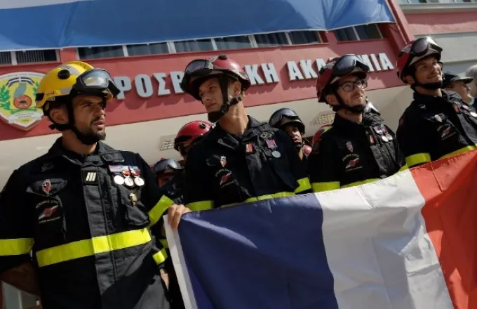Γάλλοι πυροσβέστες στην Ελλάδα 