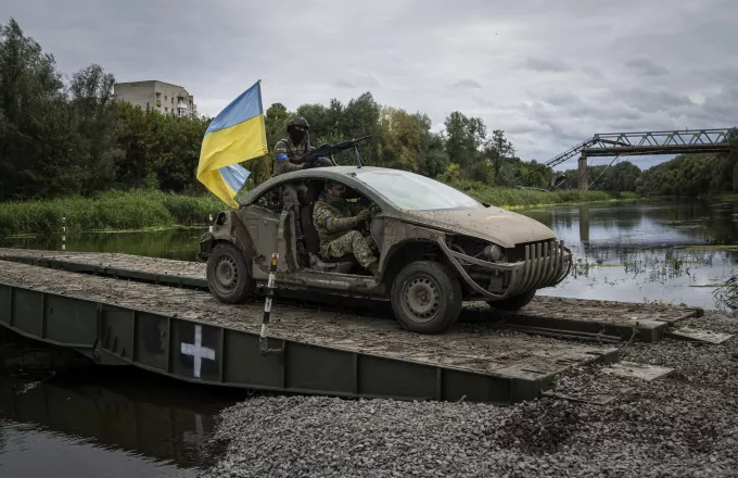 Ουκρανοί στρατιώτες στο Ίζιουμ