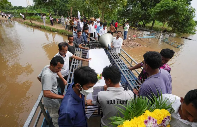 Καμπότζη: Έντεκα νεκρά παιδιά σε ναυάγιο σκάφους