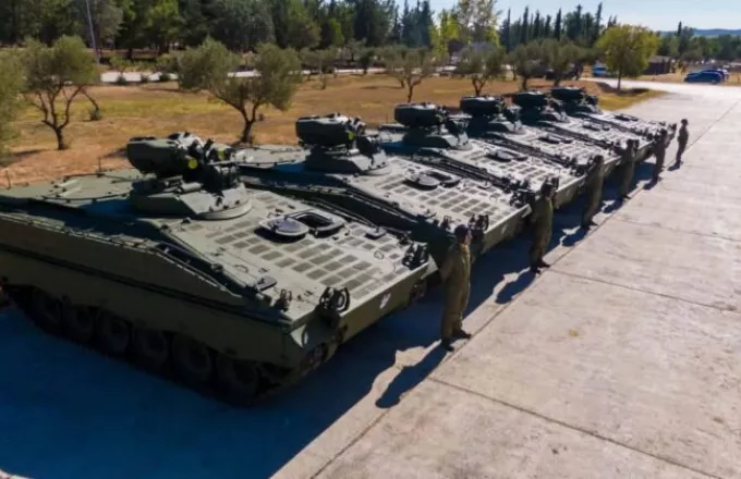 Στην Ελλάδα τα πρώτα έξι τεθωρακισμένα οχήματα μάχης Marder 1A3