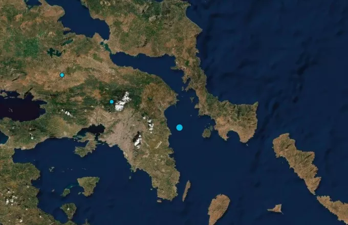 Σεισμός τώρα στην Αττική - Κοντά στη Ραφήνα το επίκεντρο