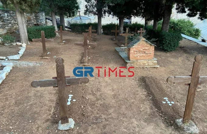 Άγιον Όρος: Το οστεοφυλάκιο – νεκροταφείο στη Μονή Ξενοφώντος