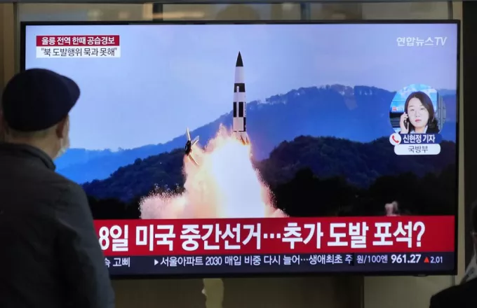 Η Βόρεια Κορέα εκτόξευσε νέους βαλλιστικούς πυραύλους