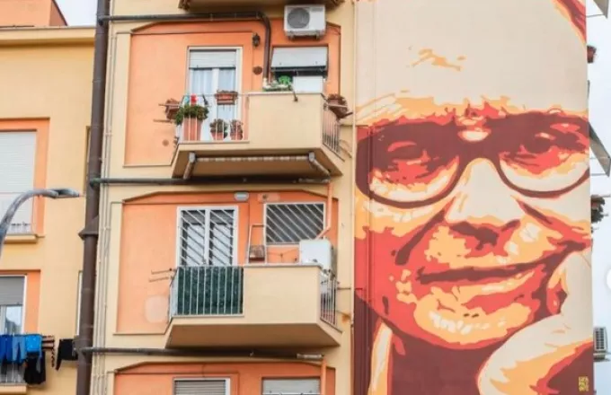 Ένιο Μορικόνε: Γκράφιτι αφιερωμένο στον μεγάλο συνθέτη στη Ρώμη