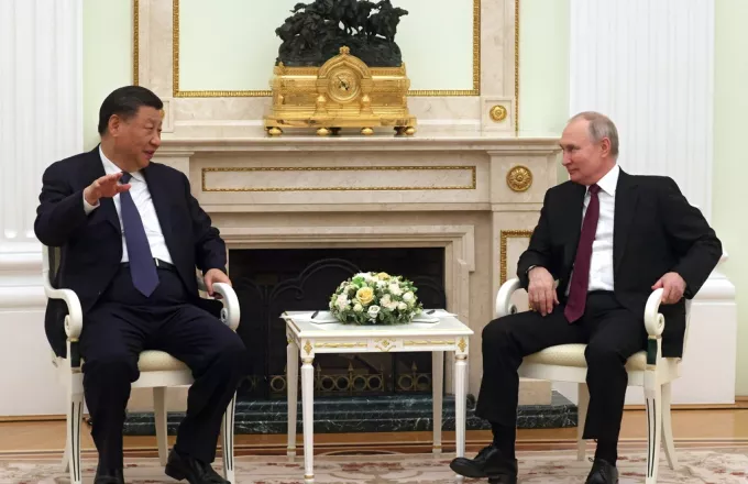 Ολοκληρώθηκε η συνάντηση στο Κρεμλίνο μεταξύ του Πούτιν και του Σι