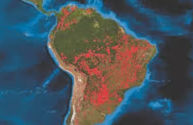 Πυρκαγιές στον Αμαζόνιο: Τα μέτωπα της φωτιάς συνεχίζουν να  επεκτείνονται