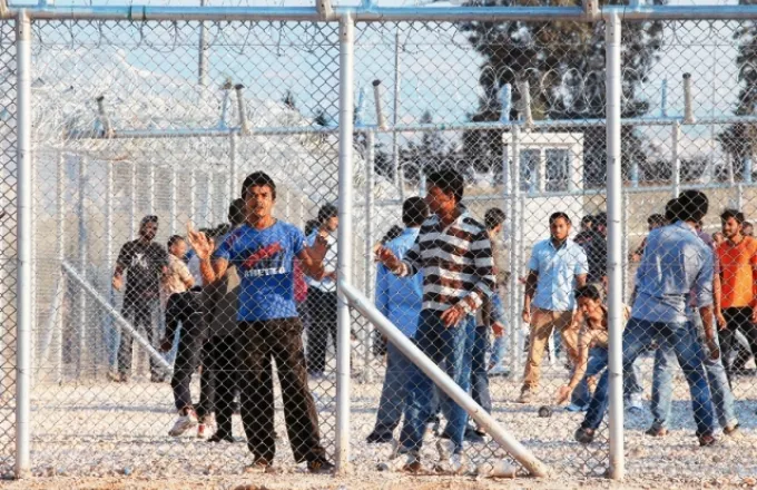 Διαμαρτυρίες λαθρομεταναστών στο κέντρο κράτησης Ορεστιάδας