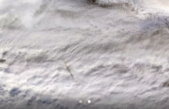 NASA:Φωτογραφίες του μετεωρίτη που εξερράγη πάνω από την Βερίγγεια Θάλασσα
