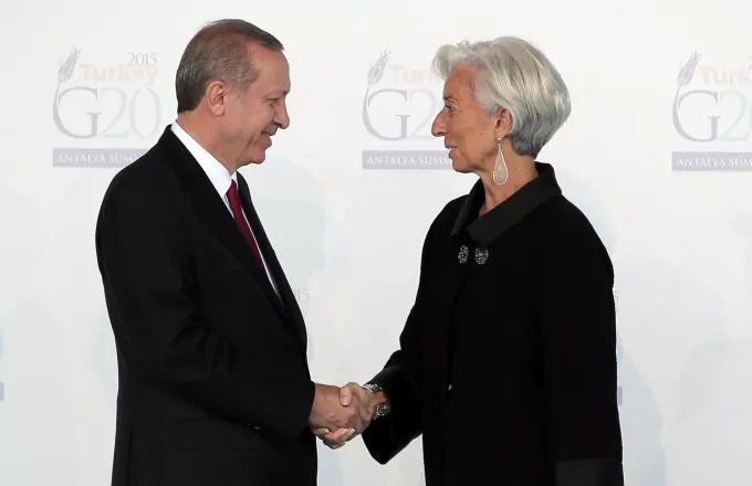Λαγκάρντ σε Ερντογάν: Διασφάλισε την ανεξαρτησία της Κεντρικής σου Τράπεζας