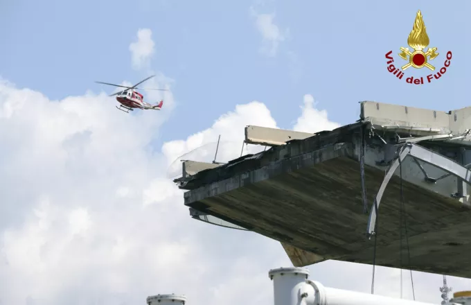 Γένοβα: Μελέτη είχε προειδοποιήσει από το 2017 για την γέφυρα που έπεσε