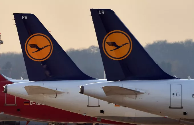 Lufthansa και Air France ακύρωσαν εκατοντάδες πτήσεις για την Τρίτη