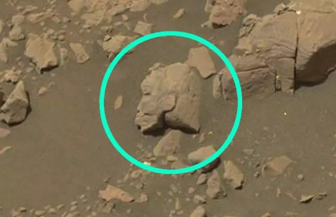 Το κεφάλι ενός αγάλματος στον Άρη βάζει φωτιά στις θεωρίες συνωμοσίας(BINT)