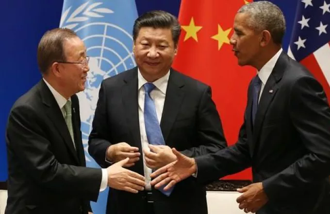 ΗΠΑ και Κίνα επικύρωσαν την ιστορική συμφωνία του Παρισιού για το περιβάλλον