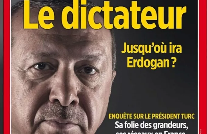 Γαλλία: Υποστηρικτές του Ερντογάν απειλούν & κατεβάζουν αφίσες του Le Point