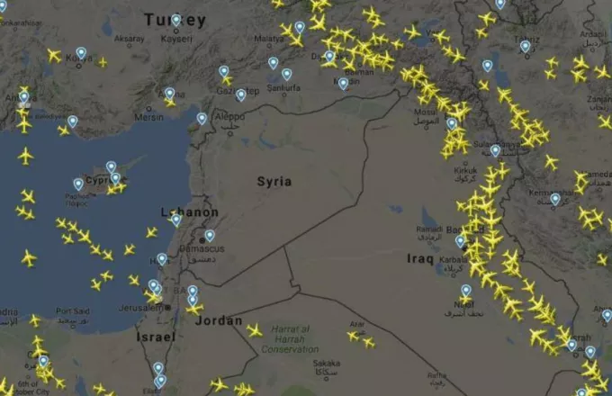 Νεκρή ζώνη για τις εμπορικές πτήσεις η Συρία υπό το φόβο επέμβασης των ΗΠΑ