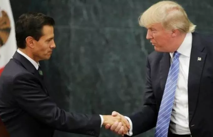 Νέα αντιπαράθεση Τραμπ - Νιέτο για το τείχος στα σύνορα ΗΠΑ με Μεξικό