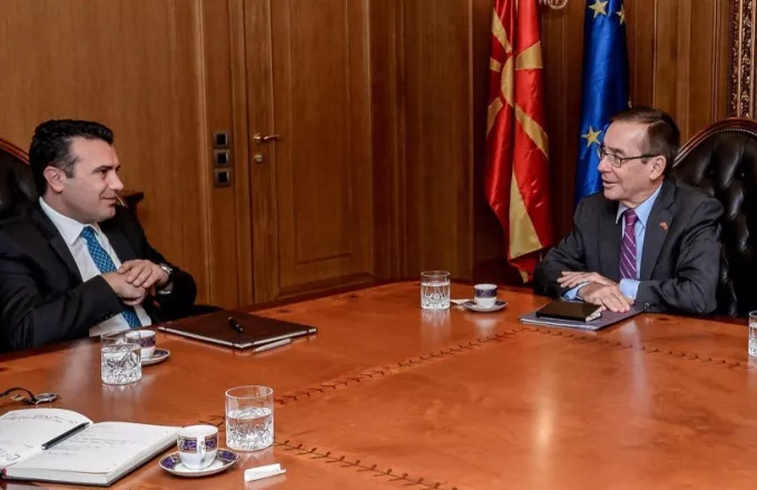 Πρέσβης ΗΠΑ στα Σκόπια: Ευχόμαστε ένταξη της «Μακεδονίας» σε ΝΑΤΟ και ΕΕ
