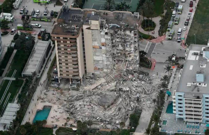 Κατάρρευση κτιρίου: Στη Φλόριντα την Πέμπτη ο πρόεδρος Μπάιντεν και η «πρώτη κυρία» 