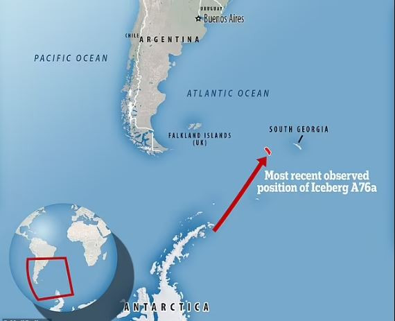 Ανταρκτική: Τεράστιο «πλωτό» παγόβουνο στο μέγεθος του Λονδίνου προκαλεί ανησυχία για ενδεχόμενες μεγάλες καταστροφές - Δείτε βίντεο