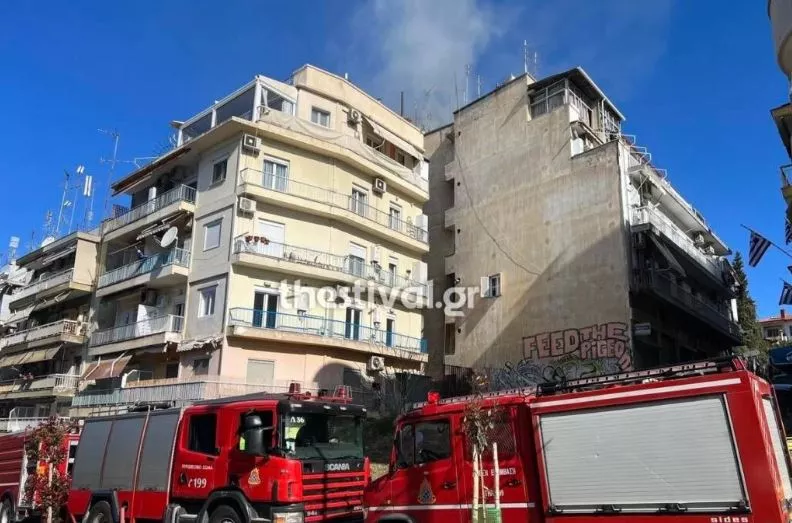 φωτιά θεσσαλονίκη 