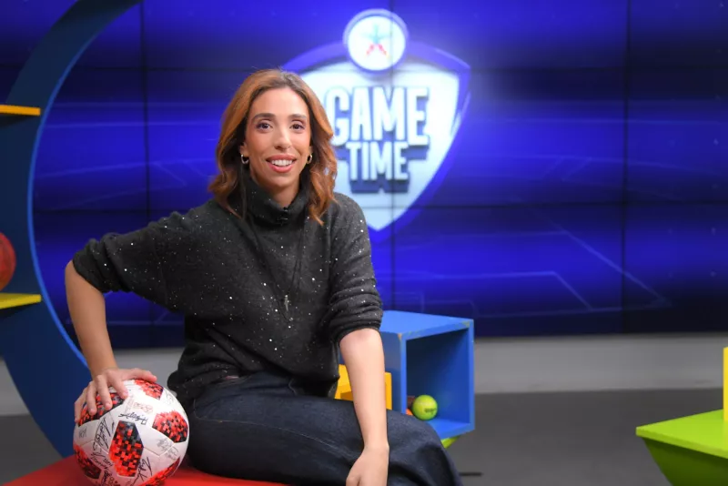Η Έλενα Χαραλαμπούδη στο ΟΠΑΠ Game Time
